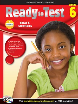 cover image of Ready to Test, Grade 6